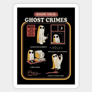 Ghost Crimes Magnet